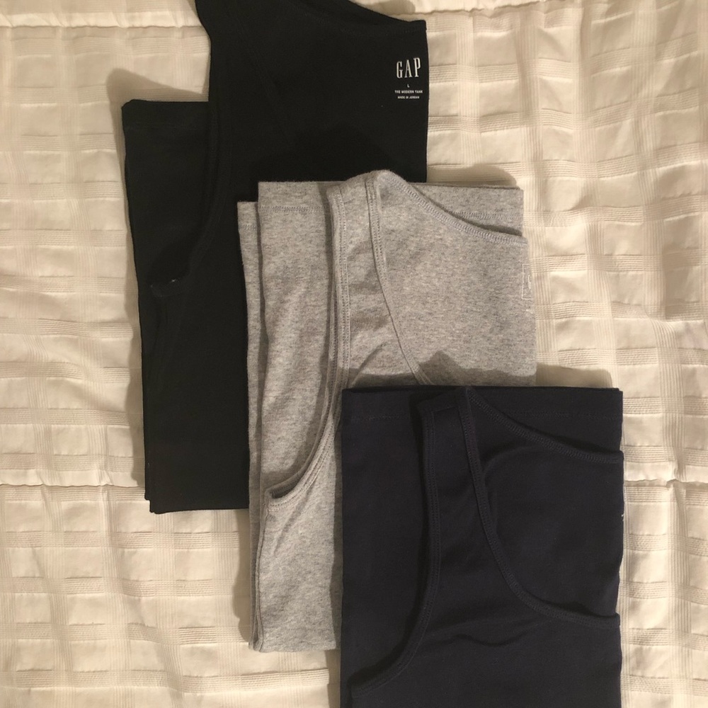 Lot of Three (3) GAP Modern Tank Tops